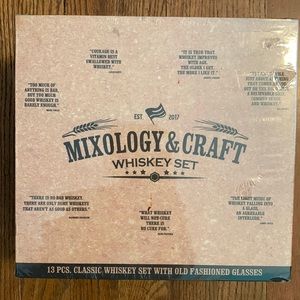 Never opened Mixology & Craft Whiskey Set